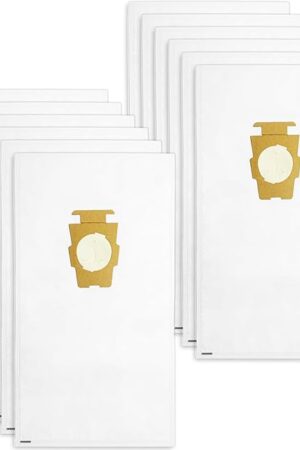 12 Pack Vacuum Bags [Model 204814] Compatible with Kirby Sentria/Avalir/Ultimate G Series | Replaces F-Style & Twist-Style 204811 205811 204808 | Replacement Parts by Improvedhand