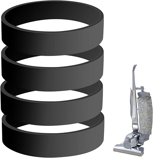 4 Pack Vacuum Belts Replacement for Kirby Vacuum Cleaner, Replace Parts 301291, Fit for Kirby Vacuum Cleaner Models G3 G4 G5 G6 G7 Series