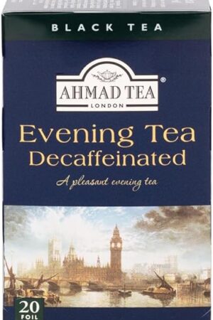 Ahmad Tea Decaffeinated Evening Tea, 120 Count (Pack of 6)