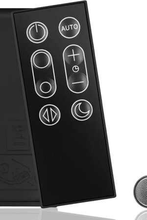 967400-01 Replacement Remote Control for Dyson Pure Cool Link DP01 DP03 TP02 TP03 Purifying Fan (with Magnetic/Black),Compatible with Dyson Fan Remote Replacement
