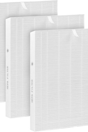 3-Pack Airmega AP-1512HH Air Purifier Replacement Filter,True HEPA Replacement filter Compatible with Coway Airmega AP-1512HH Air Purifier and Airmega 200M Air Purifier, AP-1512HH, AP-1512HH-FP