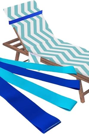 4 Pack Towel Bands, Towel Bands for Beach Chair, Rubber Towel Clips for Pool Chair, Must Haves Beach & Cruise Accessories, Towel Holder for Cruise Chairs, Perfect Alternatives for Towel Clips