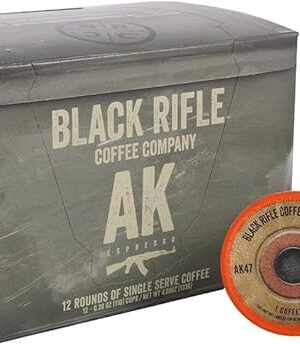 Black Rifle Coffee Company AK-47 Coffee Rounds for Single Serve Brewing Machines (12 Rounds)