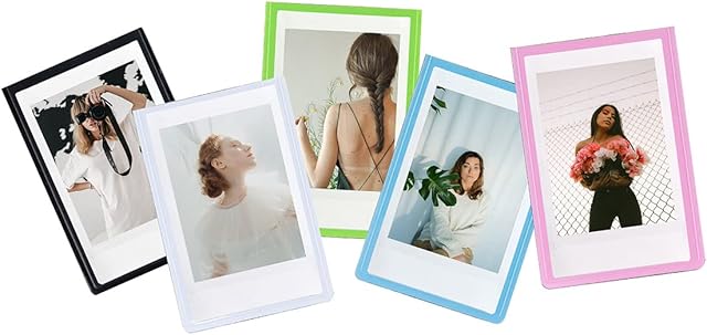 2x3 Magnetic Photo Frame Refrigerator for Fujifilm Instax Mini Instant Film, Magnet Picture Frames for Fridge Small Picture Holder for 8.6cm*5.4cm Picture -5 Pack