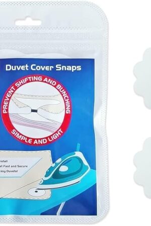 16 Pcs of HX AURIZE Duvet Snaps, Prevents Comforter from Shifting Inside Duvet Cover