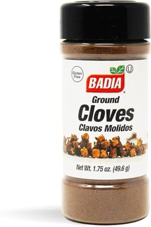 Badia Cloves Ground, 1.75 Oz - Premium Quality Spice for Baking, Cooking & Beverages, Aromatic & Flavorful