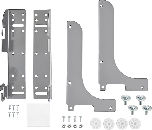 Rev-A-Shelf Cabinet Door Mount Kit for Kitchen Base Cabinet Organizers, Pullout Storage Shelves and Drawers, Trash Cans, 5WB-DMKIT