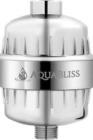 AquaBliss High Output Revitalizing Shower Filter - Reduces Dry Itchy Skin, Dandruff, Eczema, and Dramatically Improves The Condition of Your Skin, Hair and Nails - Chrome (SF100)