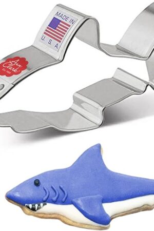 Ann Clark Cookie Cutters Great White Shark Cookie Cutter, 4" Made in USA