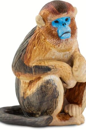 The Safari Ltd. Snub Nosed Monkey - Realistic 2.5" Primate Figure - Educational Toy for Boys, Girls, and Kids Ages 3+
