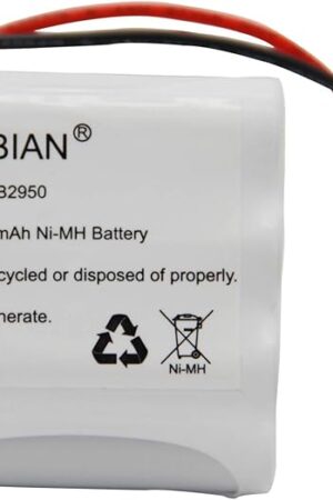 XB2950 7.2V 1200mAh Ni-Mh Battery Pack Compatible with Shark V2950 V2950A V2945Z V2945 Floor & Carpet Sweeper