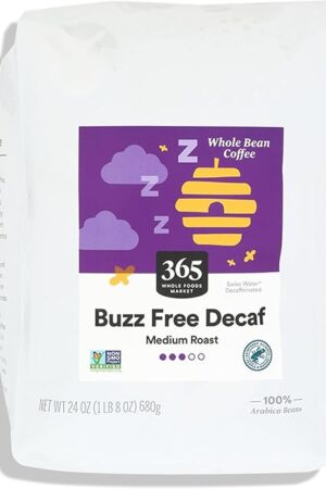 365 by Whole Foods Market Buzz Free Whole Bean Decaf Coffee, 24 OZ