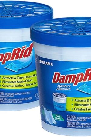 DampRid Pure Linen Moisture Absorber 10.5oz cups 2 pack