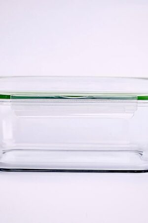 120 oz Large Glass Food Storage Containers with Airtight Lids 3.5 L Family Size Extra Large Bakeware Marinating Lock Baking Dish Container Glass Bowls Rectangle