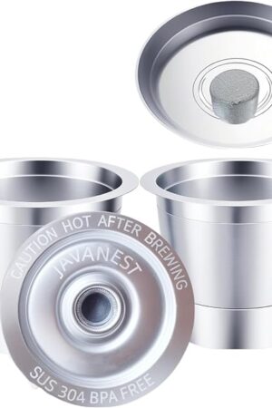 2 Pack Reusable K Cups for Keurig, Stainless Steel Reusable K Pods Coffee Filter, Refillable K Cups Compatible with Keurig 1.0