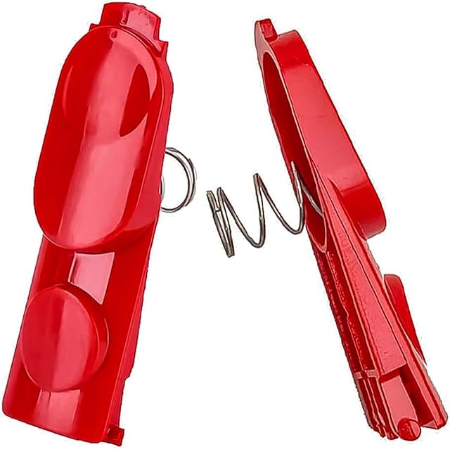Cleaner Head Clip Latch Tab Button for Dyson V7 V8 V10 V11 V15 Vacuum Cleaner Electric Drive Replacement Parts, Button with Spring Accessories(2 Pcs)