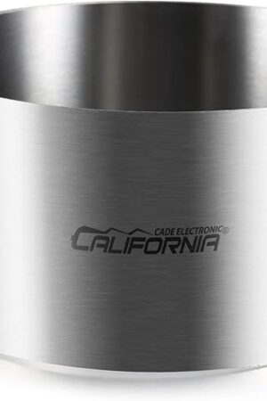 CALIFORNIA CADE ELECTRONIC Cake Mold-Cake Ring-Adjustable Round Stainless Steel 6 to 12 Inch, 6 Inch Baking Ring for Supporting Decorating Icing