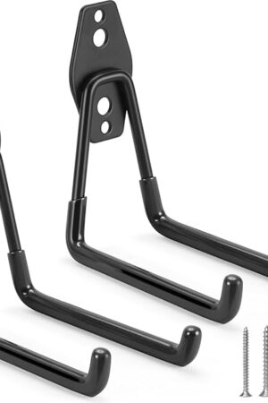 2 Pack Wall Mount Garage Hooks