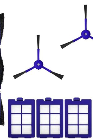 X8 Filters & Replacement Parts Kit for Eufy RoboVac X8 / X8 Hybrid โ Washable & Reusable, 1 Roller Brush, 2 Side Brushes, 4 HEPA Filters โ Compatible with Eufy X8 Robot Vacuum Cleaner