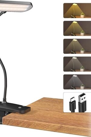CUHIOY Desk Lamp Table Lamps 5 Colors Black