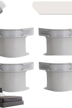 Dyale New Lock Sheet Holders Set Heavy Duty Sheet Holders for All Mattress Sizes, Gray （Set of 4 Corner Straps） (Grey)