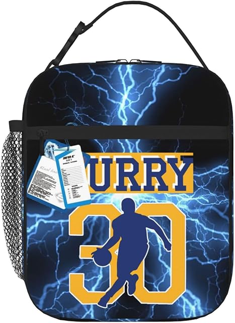 Basketball Insulated Lunch Bag For Women Men Insulated Lunch Box For Reusable Lunch Tote Portable Bag For Work, Picnic Or Travel