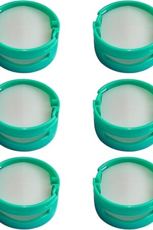 6 Pack 1541FC3000 Odor-Neutralizer Replacement Cartridges Compatible with Shark AZ3000 AZ3002 HZ3000 HZ3002 IZ862H IZ562H ZD550 Stratos Upright Vacuum Teal, Original
