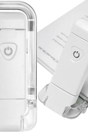EGWASER Clip-on Book Light, White