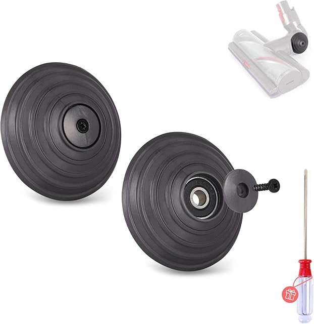 Ball Wheel Parts Compatible with Dyson Vacuum Cleaner Wheels Compatible with Dyson V11 V15 SV14 SV15 SV16 SV29 Vacuum Cleaner Head Wheels Replacement parts, for V10 Old Motorhead Wheel Replacement