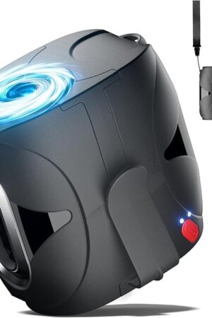 2025 Upgraded Portable Waist Fan Clip On Belt Up to 40H Cooling, 6 Speeds 14000RPM Powerful Airflow Shirt Fan Body Fans Rechargeable, Wearable Belt Fans for Outdoor Work Travel
