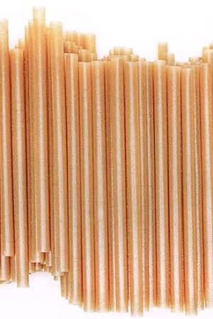 5 Inch Short Biodegradable Cocktail Straws 200 pcs Compostable Cocktail Stirrers Straws Made from 100% Sugarcane Fiber A Plasticless Sturdy Drinking Straws for Hot and Cold Drinks Not Foggy