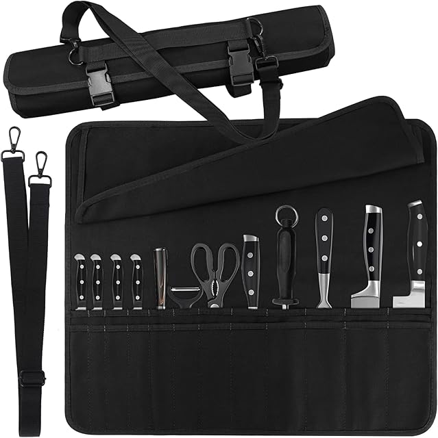 Chef Knife Bag Canvas Knife Roll Storage Bag Chef Case