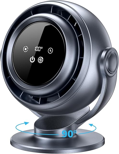 Desk Fans Oscillating Air Circulator Fan 270° Vertical Manual 90° Oscillating