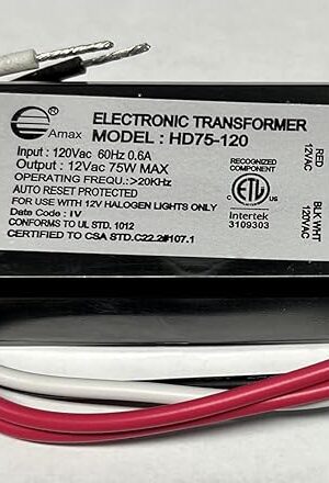 75W Electronic Low Voltage Halogen Transformer HD75-120