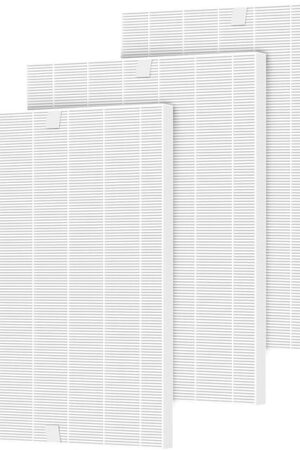 116130 Replacement Filter H Compatible with Winix 5500-2 Air Purifier and AM80 Air Purifier, HEPA Filter for Dust Pollen Hair Pet Dander Smoke, 3 Pack