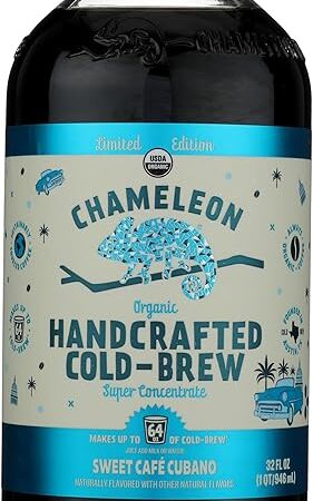 CHAMELEON COLD BREW Organic Lt. Ed. Seasonal Concentrated Cold Brew Coffee, 32 FZ