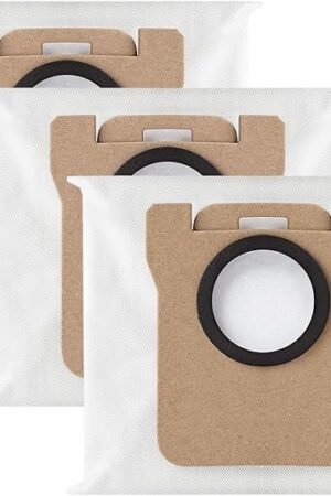 DREAME Dust Bags Compatible with L20 Ultra/L10s Ultra/L30 Ultra, 3.2L Dust Bags Vacuuming Bags for Collecting Hair, Dirt, Dust, and Debris (3pcs)