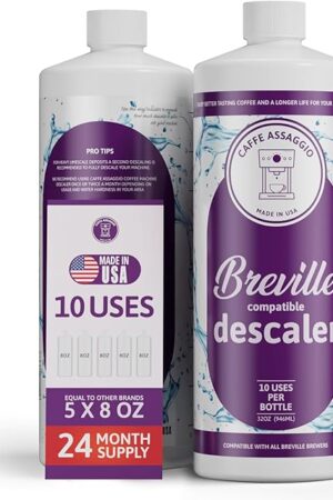Breville Descaler (10 Uses) Specially Formulated for Your Breville Espresso Machine Made in USA Breville Descaling Solution for Breville 2 Year Supply Carbon Friendly Locally Produced