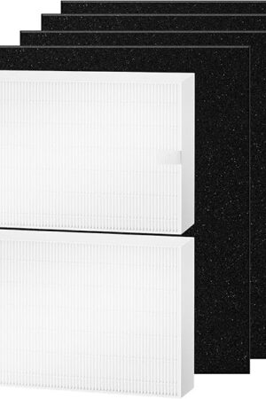 2 Pack HPA200 HEPA Filter Replacement Compatible with Honeywell Air Purifier HPA200 HPA201 HA202 HPA204 HPA250