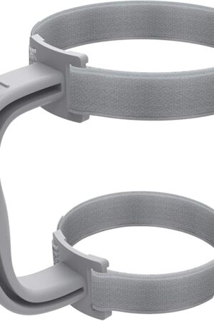 yoelike - 5 Colors - New Upgrade Adjustable Handle Fit for 20 Oz to 40 Oz of YETI, RTIC, Ozark Trail, Simple-Moden, Beast, SUNWILL, ALOUFEA, All Brand Travel Tumbler Cup Mug Bottle BPA FREE (Gray)