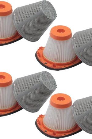 4 Pack HEPA Filters Compatible with BLACK+DECKER 20V MAX POWERCONNECT Handheld Vacuum Models BCHV001C1, BCHV001B, Fits CRAFTSMAN V20 Cordless Hand Vac CMCVH001B, Compare to Part# N900287