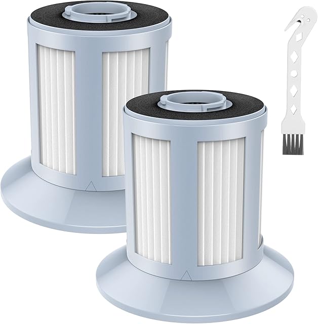 2156A Replacement Vacuum Filter Compatible with Bissell Zing 2156, 2156A, 2156E,1665, 16652, 1665W Zing Bagless Canister Vacuum Cleaner, Compare to Part 1613056, 2 Pack