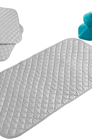 BORDSTRACT Portable Ironing Pad, Foldable Ironing Pad Blanket Suitable for Washer Dryer Desktop Countertop Small Household Ironing Board