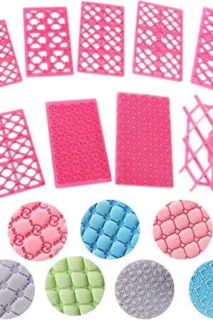 9pcs/set Embosser Fondant Cake Baking Sugarcraft Decorating Mold Cookie Tools Mold Home Kitchen Accessories
