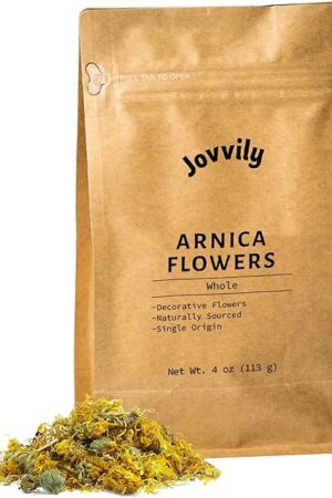 Arnica Flowers, Dried Whole Leopard's Bane, Salves & Poultices, Decorative (4 Ounces)
