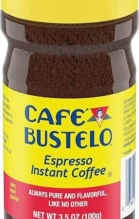 Café Bustelo Espresso Style Dark Roast Instant Coffee, 3.5 Ounces