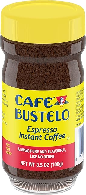 Café Bustelo Espresso Style Dark Roast Instant Coffee, 3.5 Ounces