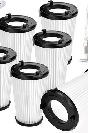 6 Pack VAF-1TM Replacement Filter Compatible with Electrolux Ergorapido Stick Cordless Standard and Lightweight Pet Version PureAdvantage PureAdvantageTM VAF-1 Vacuum Filters, Replaces Part EL65522