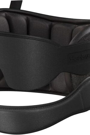Airplane Pillow Combo with Chin Strap, Travel Pillows for Airplanes with Sleep Eye Mask, Plane Pillow for Long Flights, Car Road Trip, 360° Headrest, Stop Bobblehead, Black