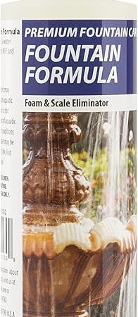 Alpine Corporation 8 oz. Floor Fountain Cleaner for Foam and Scale Eliminator for Indoor and Outdoor Fountains